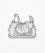 Chanel 25 Mini Veau Argenté