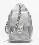 Chanel 25 Mini Veau Argenté