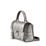 Sac à main Padlock petit format en cuir python