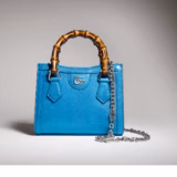 Cabas Gucci Diana en peau de lézard petit format