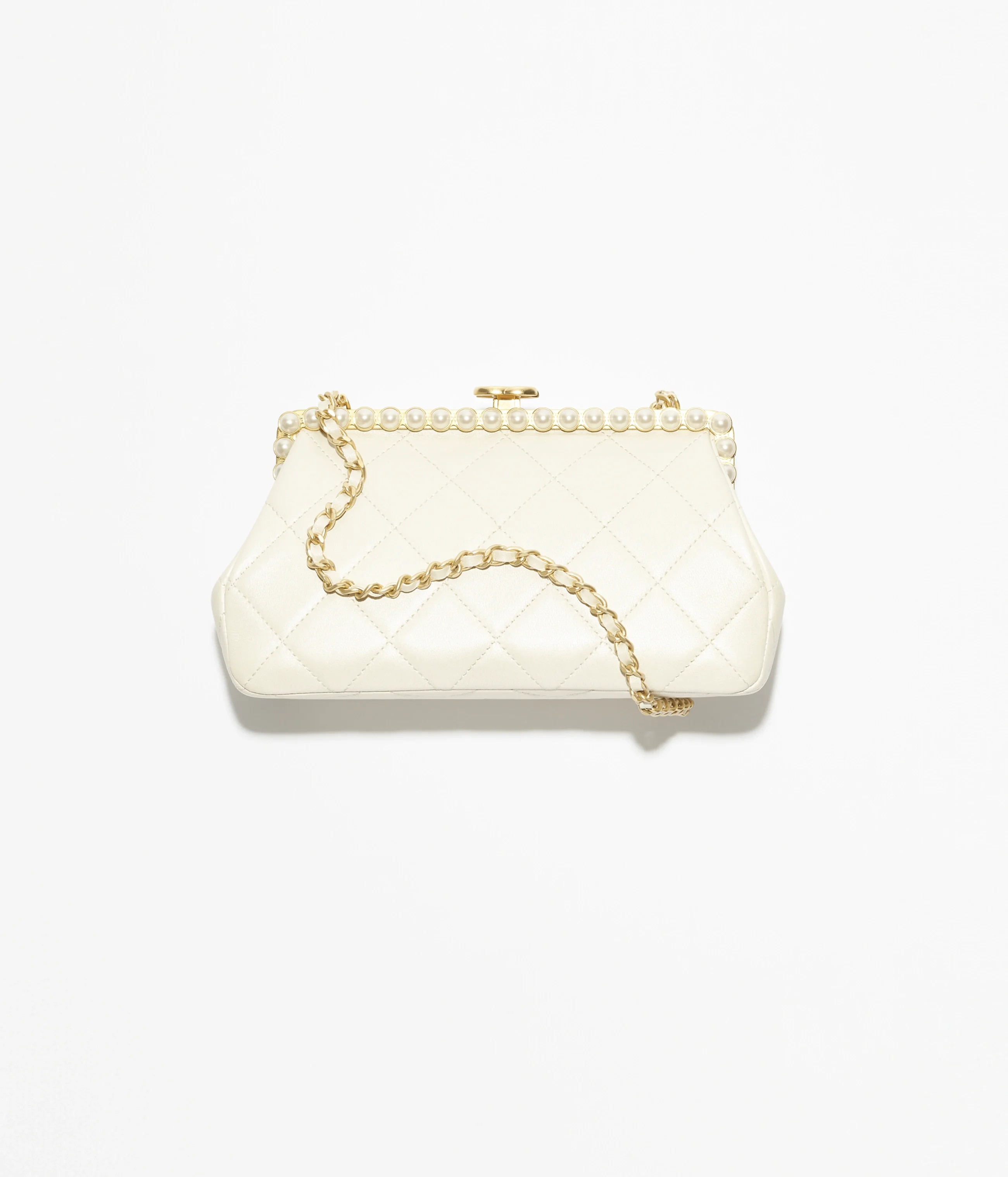 Pochette Agneau — Beige