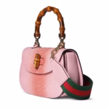 Sac Gucci Bamboo 1947 en python petite taille