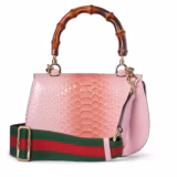 Sac Gucci Bamboo 1947 en python petite taille