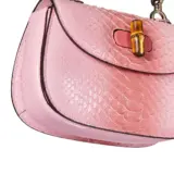 Sac Gucci Bamboo 1947 en python petite taille