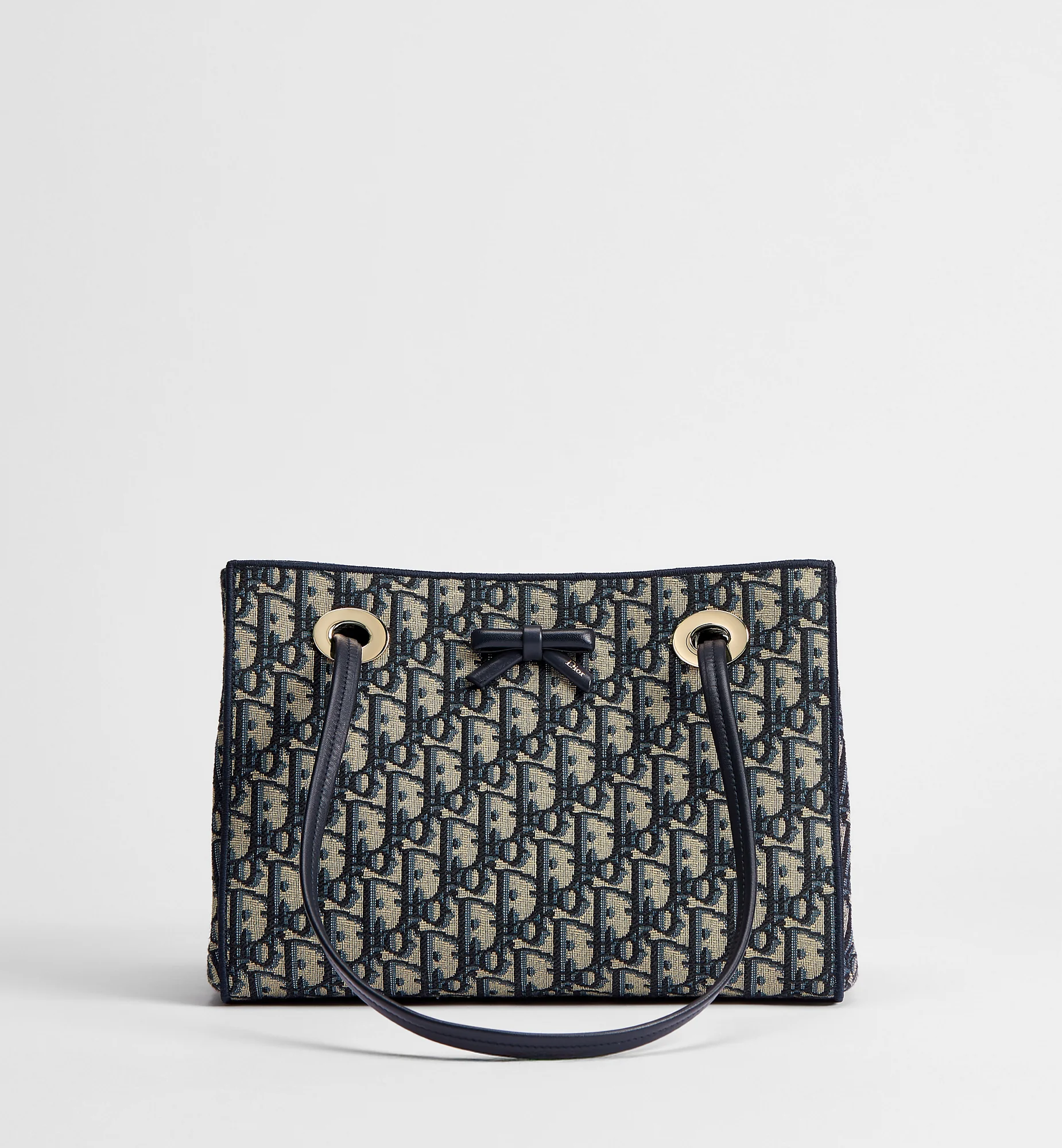 Dior Bow Small Oblique — Bleu