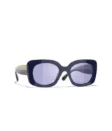 Carrées Bleu foncé