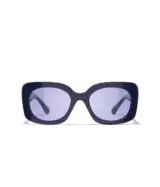 Carrées Bleu foncé