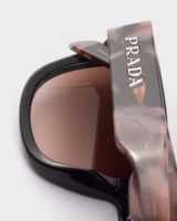 Logo Prada Brun Foncé