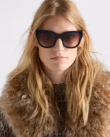 Logo Prada Brun Foncé