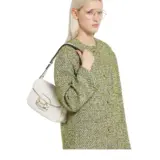 Sac à épaule Gucci Horsebit 1955 Aura petit format