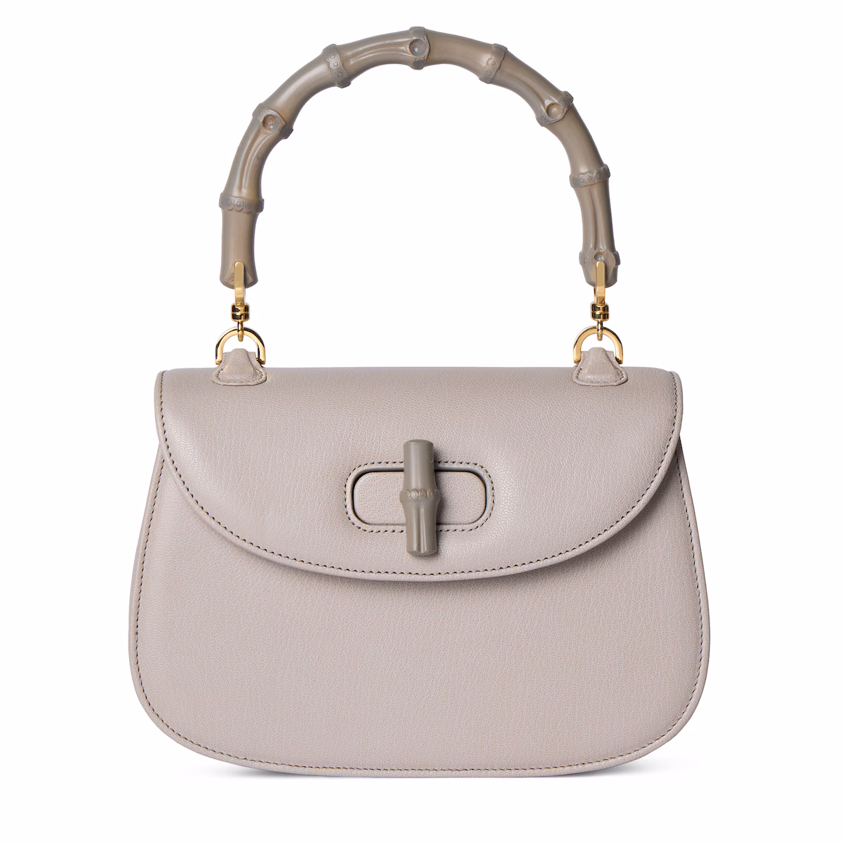 Sac Gucci Bamboo 1947 petit format — cuir gris