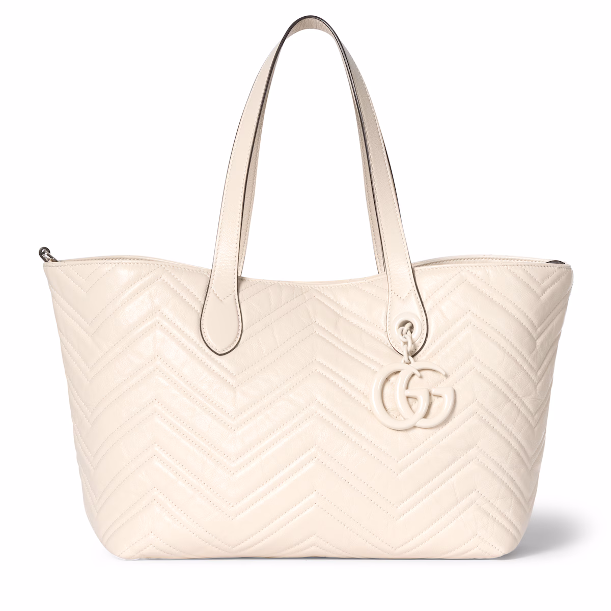 Cabas GG Marmont moyen format — cuir ivoire