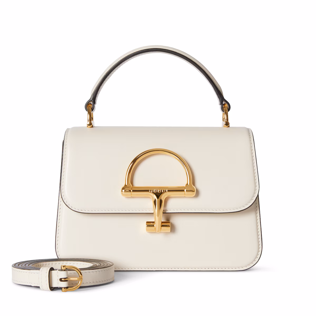 Sac à main Gucci Siena petit format — cuir ivoire