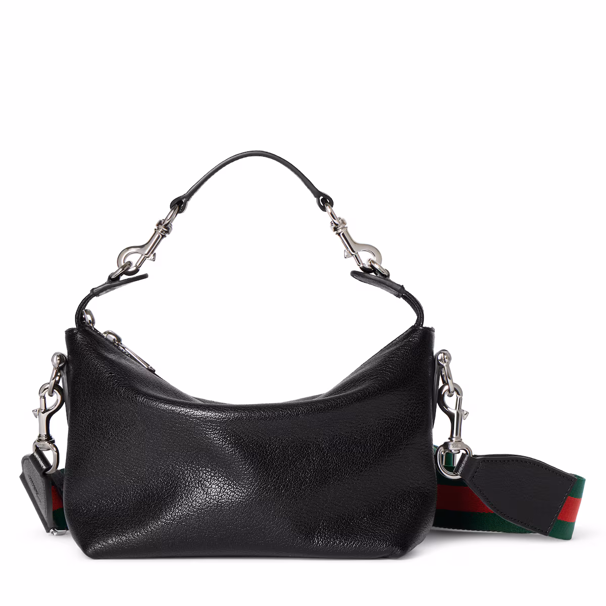 Sac à bandoulière Brera petit format — cuir noir
