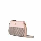 Portefeuille bicolore GG Marmont mini format