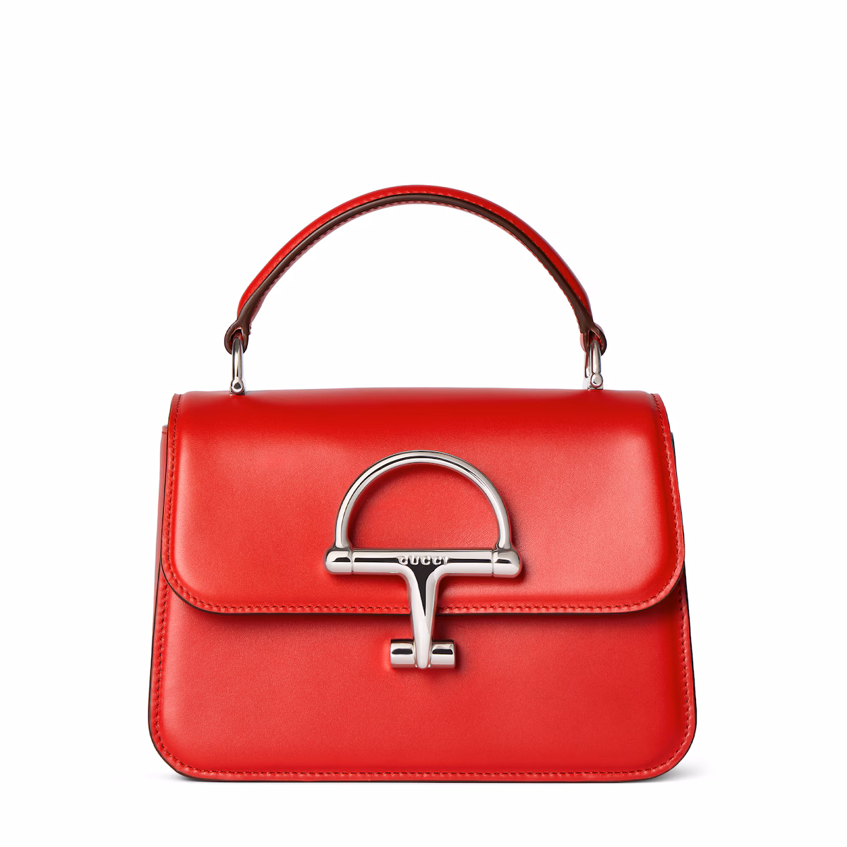 Sac à main Gucci Siena petit format — cuir rouge