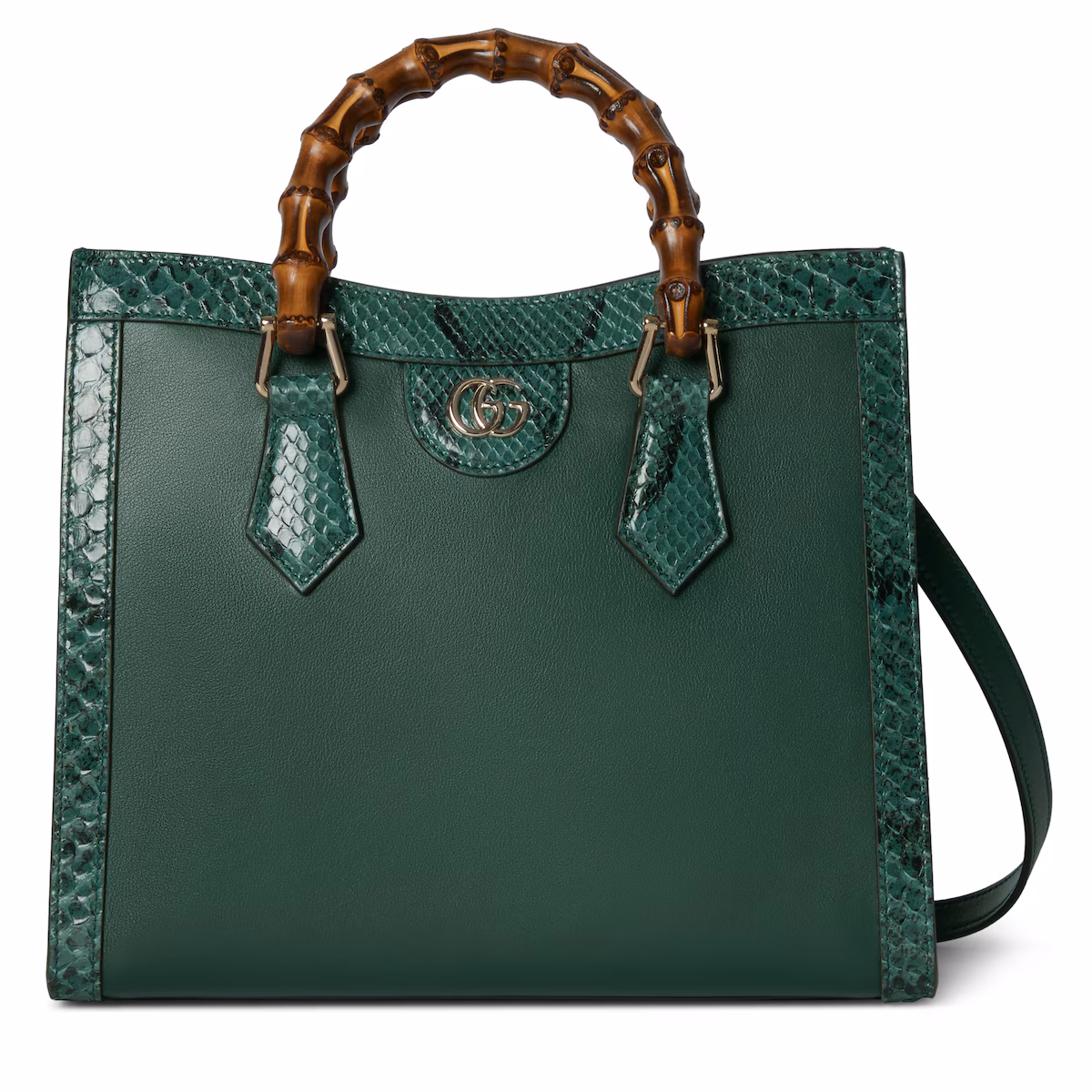 Cabas Gucci Diana moyen format — cuir vert