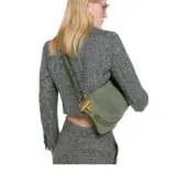 Sac à épaule Gucci Half Horsebit moyen format