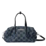 Sac boston petit format avec plaque Gucci