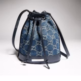 Mini sac seau avec plaque Gucci