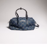 Sac boston petit format avec plaque Gucci