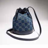 Mini sac seau avec plaque Gucci