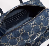 Sac boston petit format avec plaque Gucci