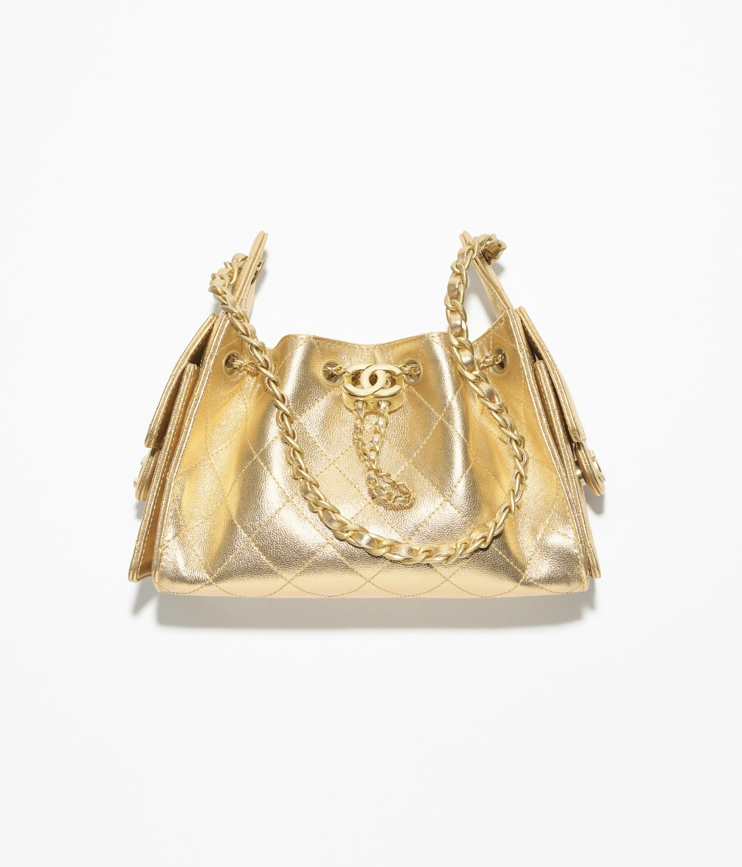Chanel 25 Mini Veau Dore — Doré
