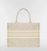 Dior Book Tote Medium Oblique Dore