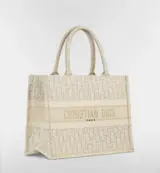 Dior Book Tote Medium Oblique Dore