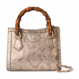 Cabas Gucci Diana petit format en cuir python