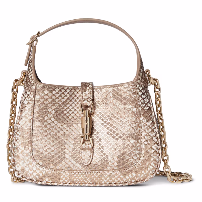 Sac Gucci Jackie 1961 mini format en cuir python