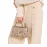 Sac à main Padlock petit format en cuir python