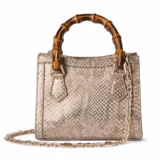 Cabas Gucci Diana petit format en cuir python
