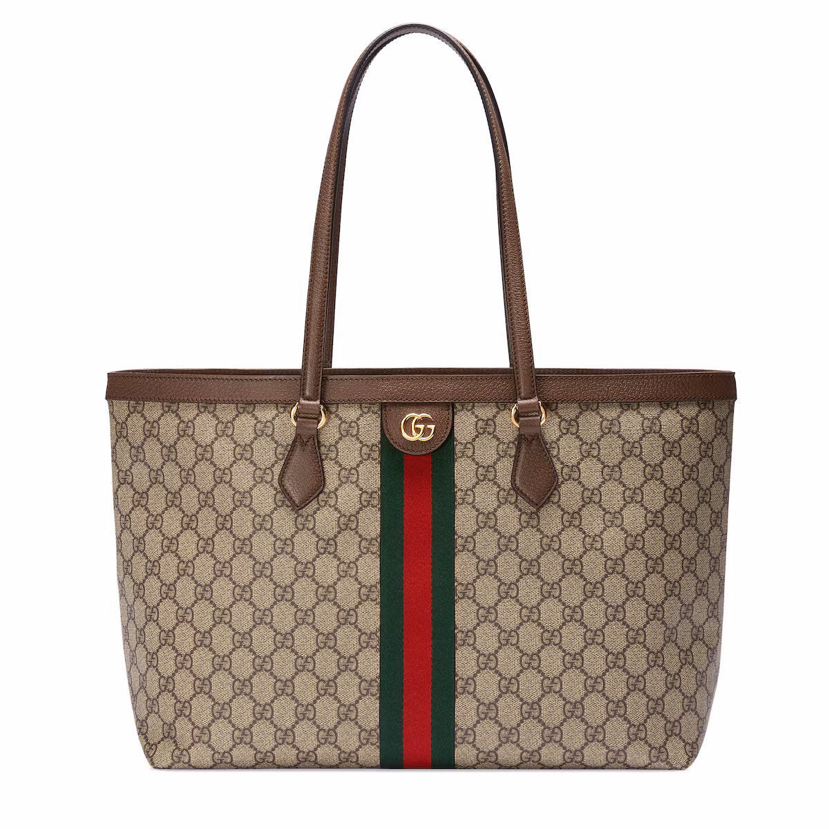Cabas Ophidia grand format — GG Supreme beige et ébène
