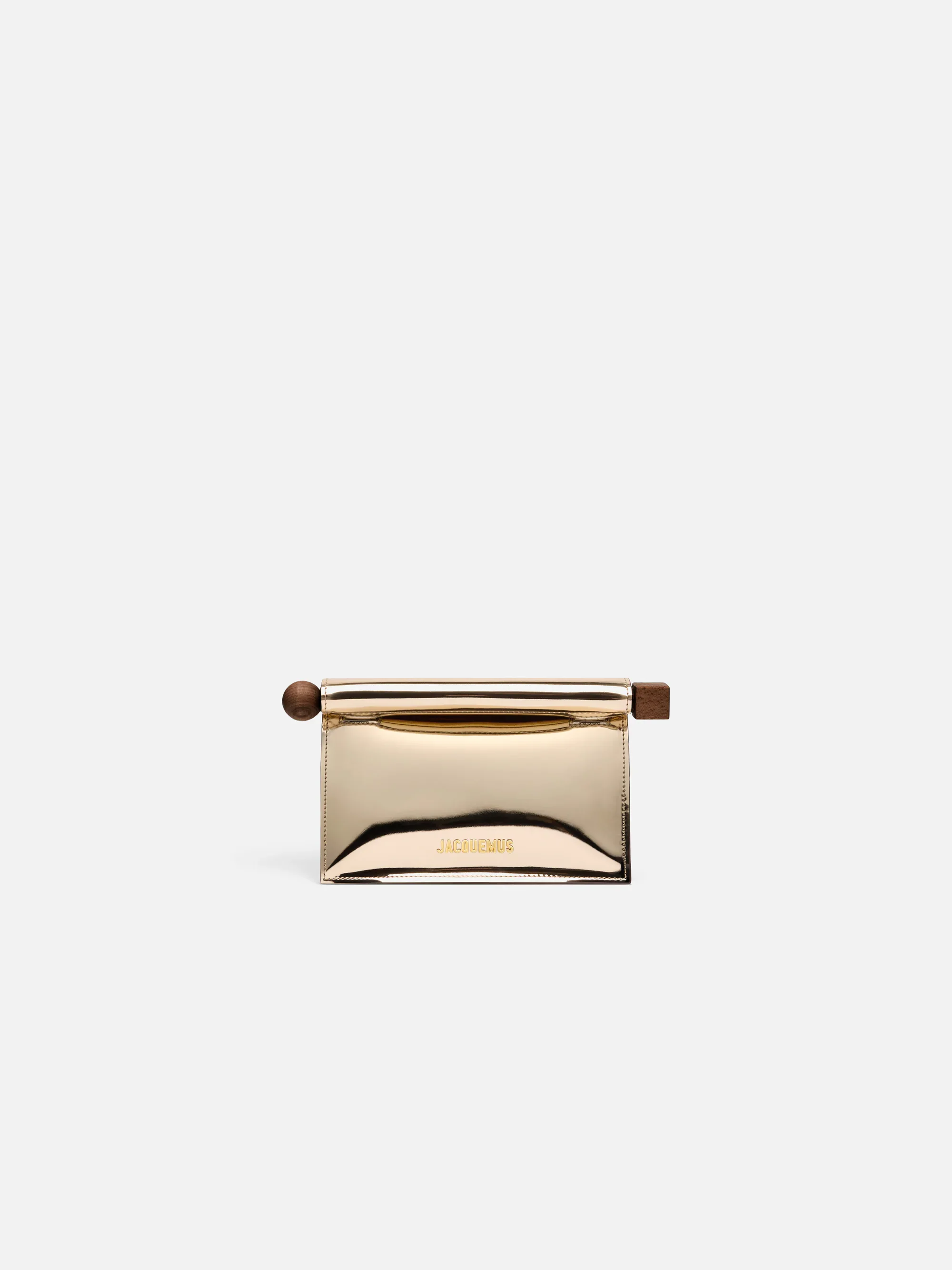 La petite pochette Rond Carré — Doré