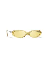 Ovales Jaune transparent