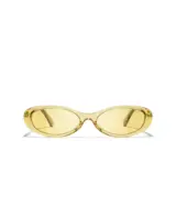 Ovales Jaune transparent