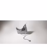 Sac de soirée métallique avec charm