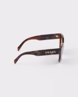 Logo Prada Marron Chocolat