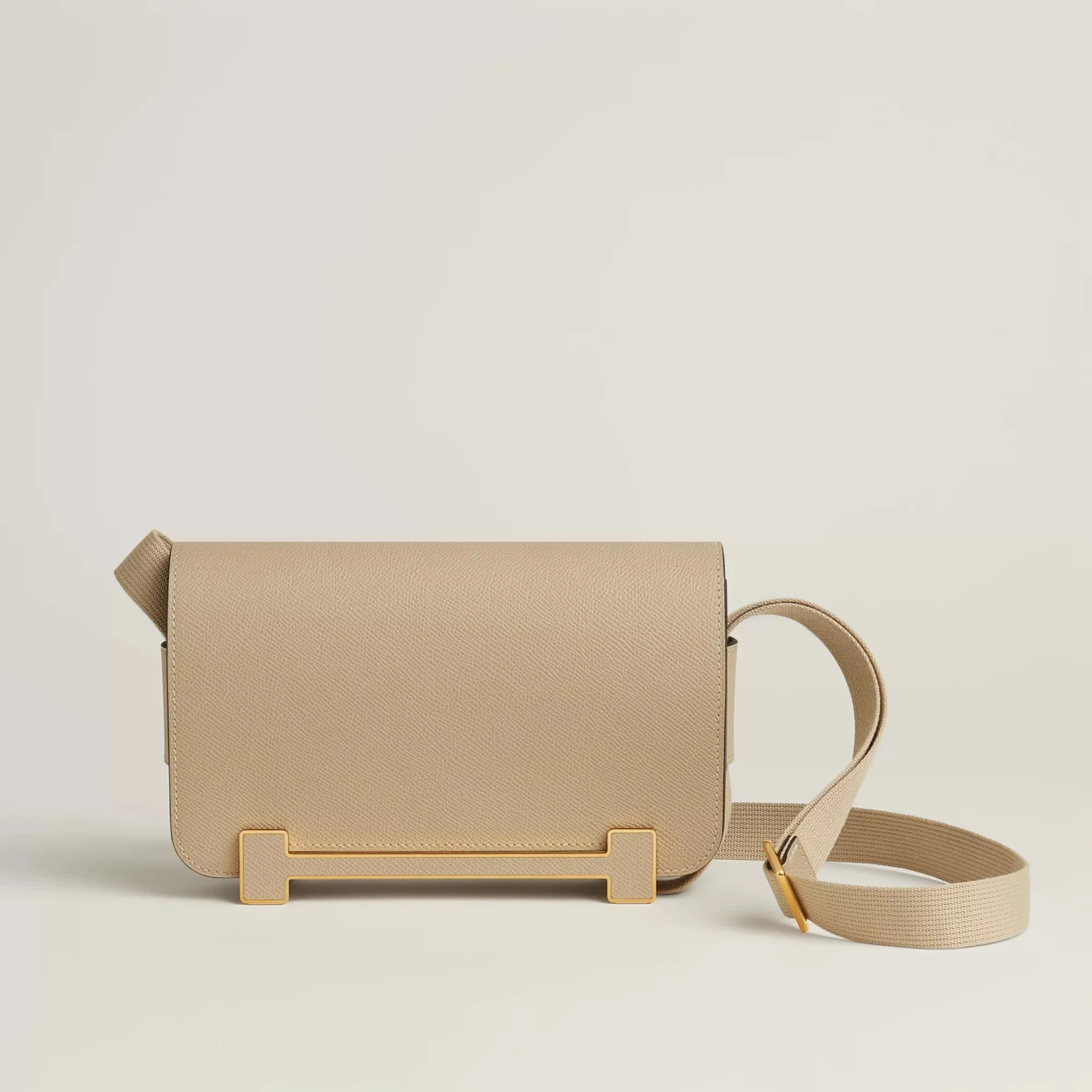 Sac Hermès Geta slim — Naturel
