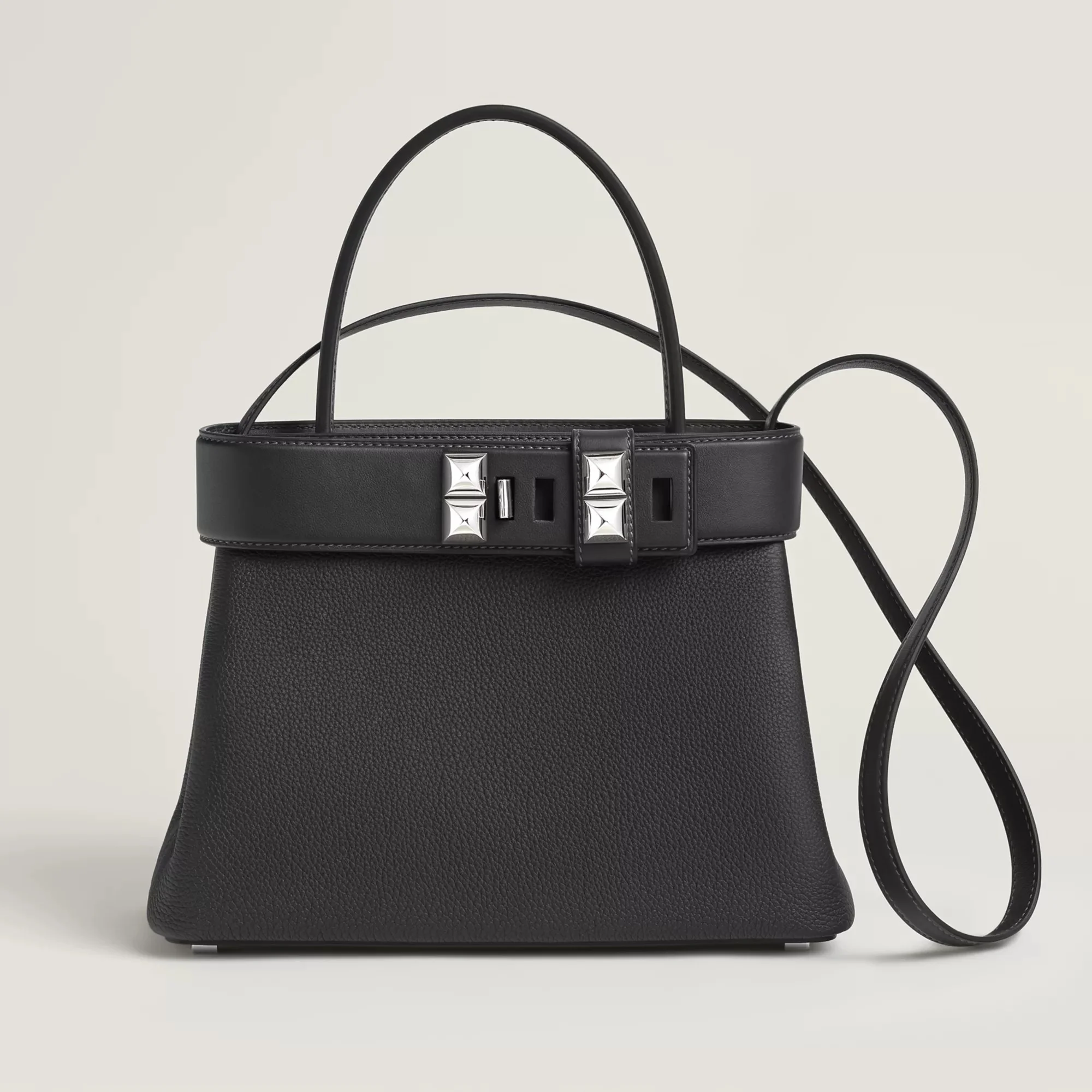 Sac Médor Clous — Noir