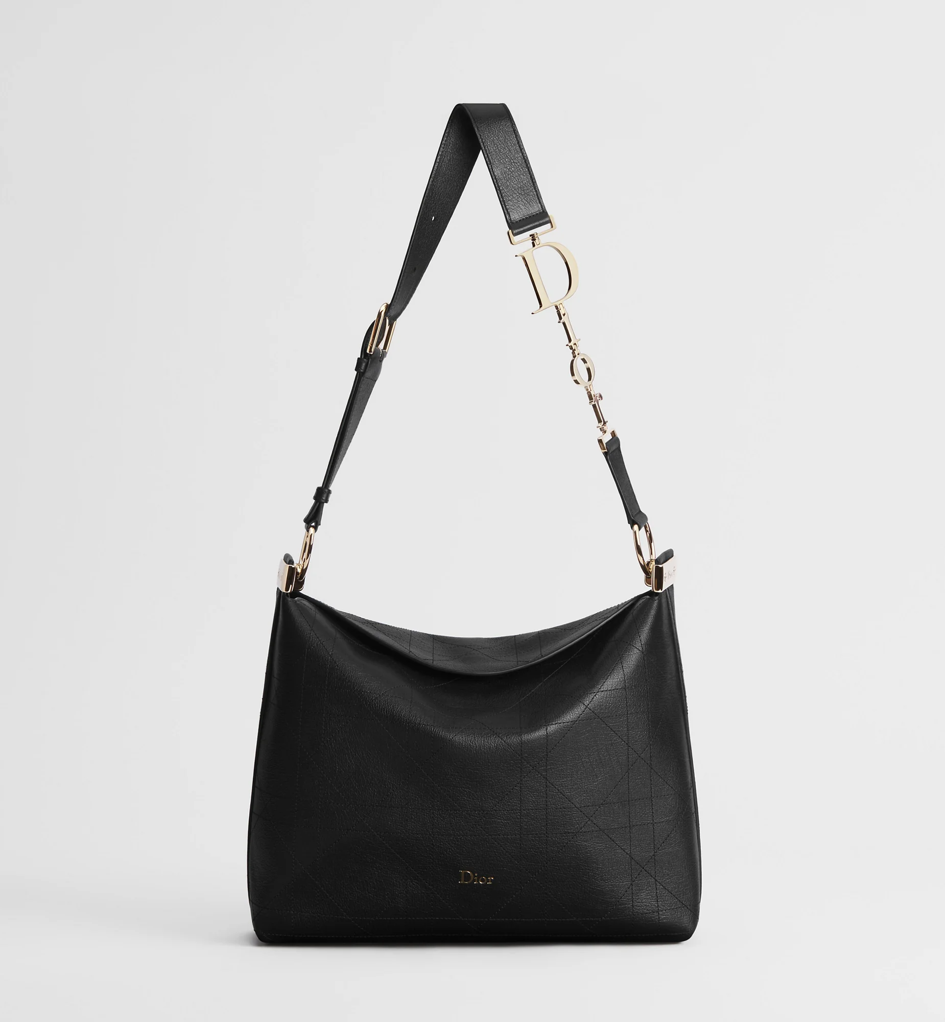 Diorly Medium Cannage — Noir