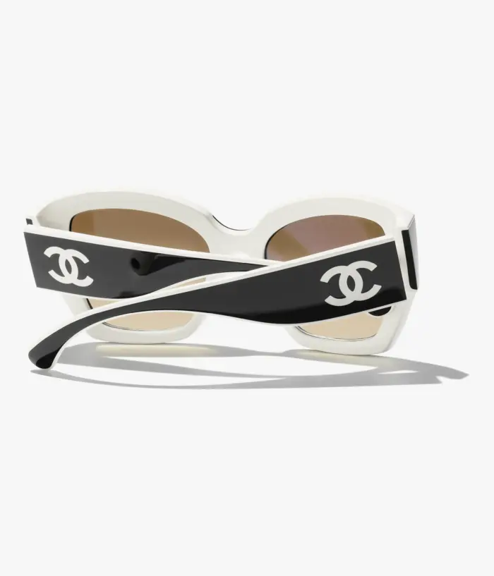 Papillon Nylon, Noir, blanc & beige