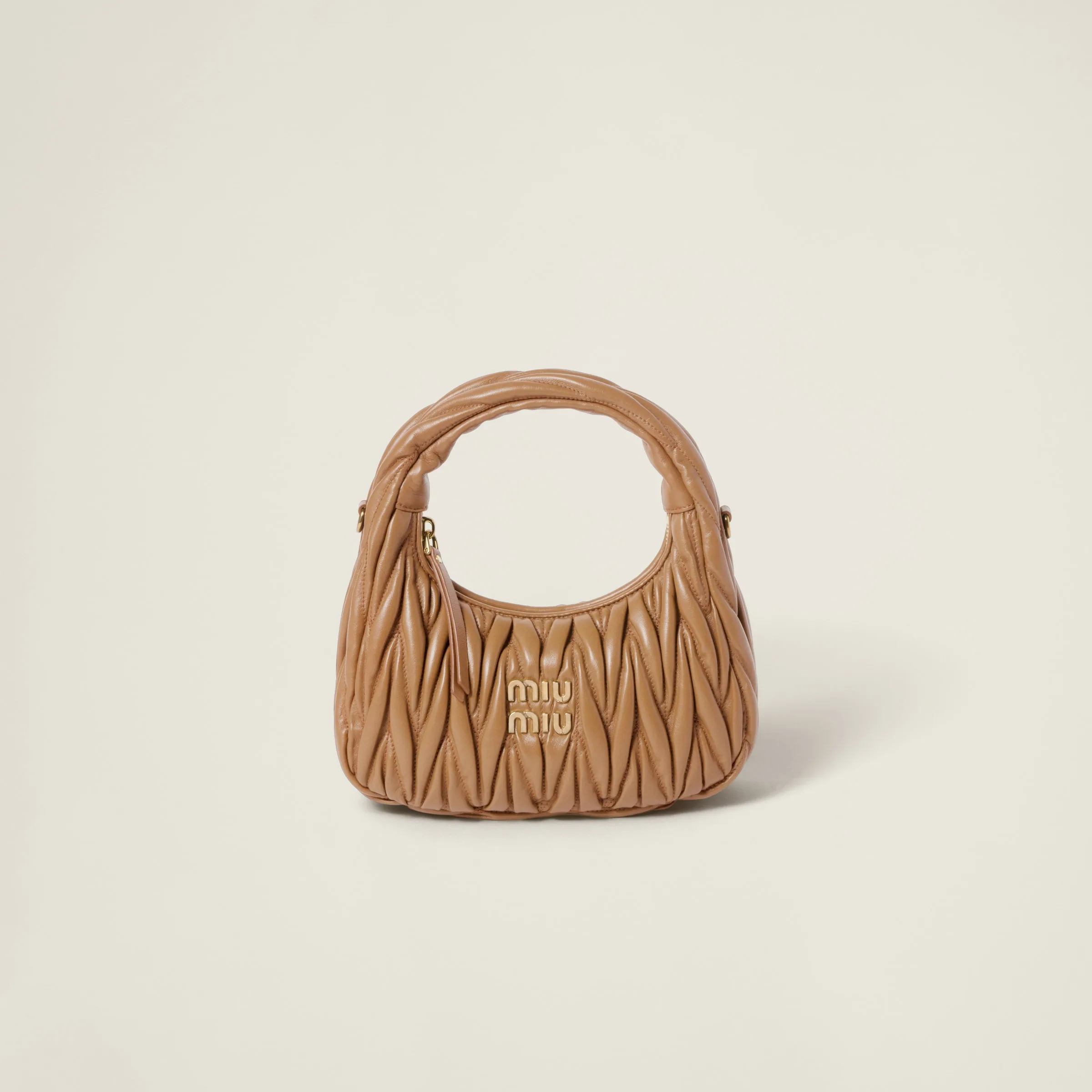 Matelassé Hobo — Or