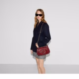 Sac à épaule Gucci Blondie en python taille moyenne
