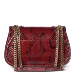 Sac à épaule Gucci Blondie en python taille moyenne