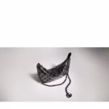 Sac de soirée métallique avec charm