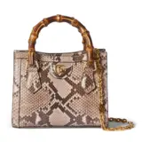 Cabas Gucci Diana petit format en cuir python