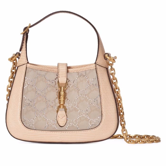 Sac Jackie 1961 en lézard petite taille